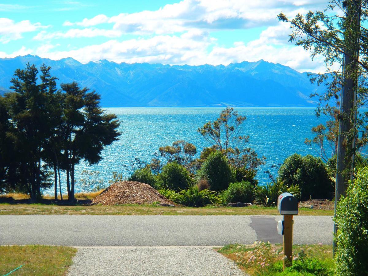 Lakefront Fantail Cottage Lake Hawea, Wanaka Lago Hawea Exterior foto